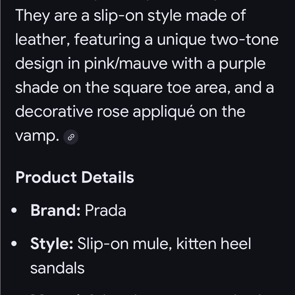 RARE Vintage Prada Women's two toned mauve/pink Leather heels - Picture 5 of 14